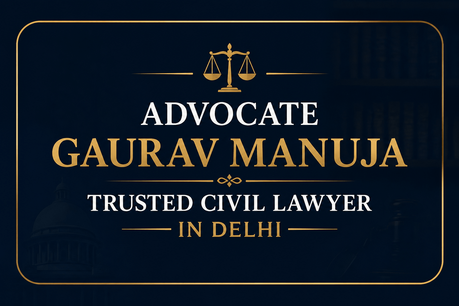 Advocate Gaurav Manuja